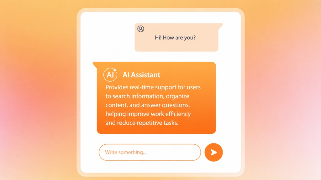 AI Assistant chat interface